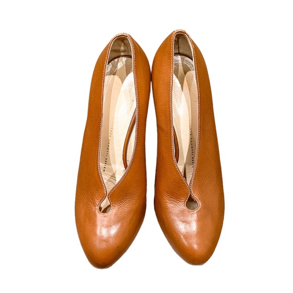 Vintage Brown Leather Giuseppe Zanotti Heels - Picture 1 of 12